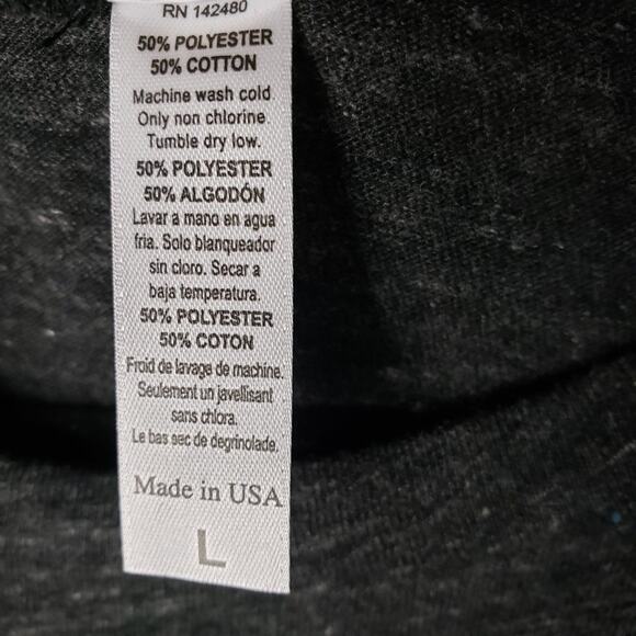 NWOT Over The Limit Apparel Heathered Gray Sleeveless Muscle Women's Size Large - Picture 8 of 9